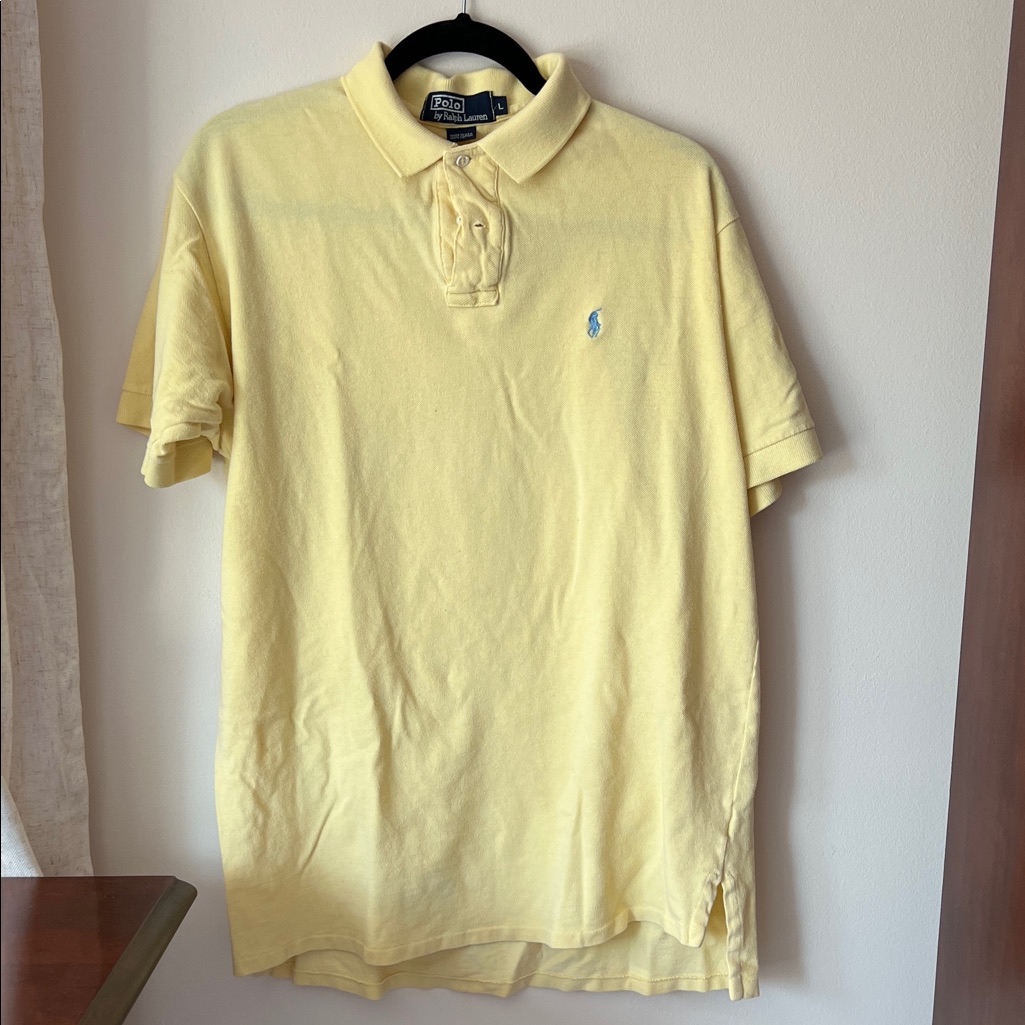 Polo By Ralph Lauren Light Yellow Polo Shirt